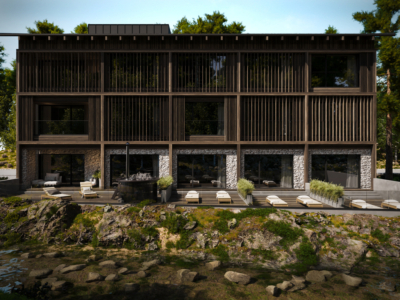 działka z PnB pod apartamenty | widok na potok