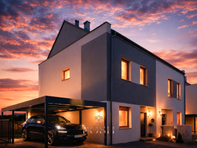 Rataje | Bliźniak do zamieszkania! Ogród | Pergola