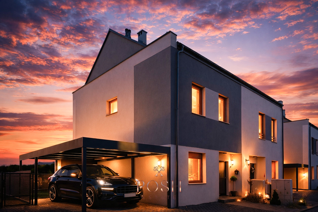 Rataje | Bliźniak do zamieszkania! Ogród | Pergola