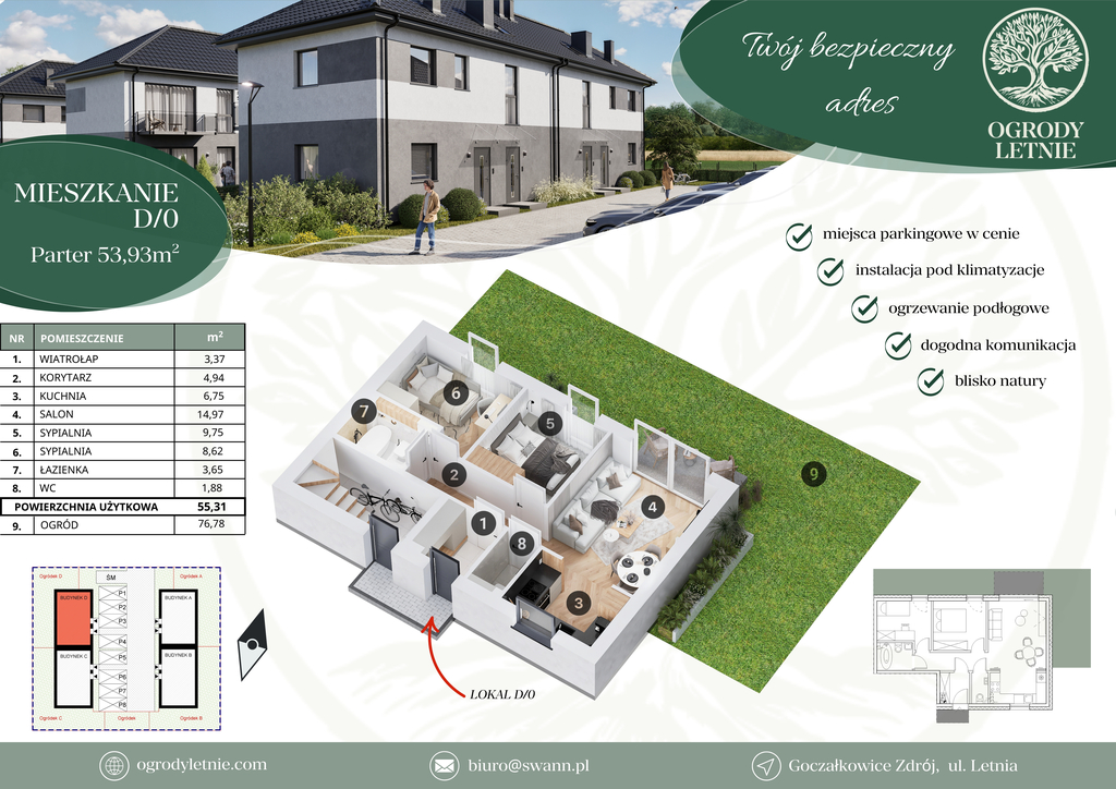 nowe | bez wkładu własnego | ogródek | 0 zł PCC