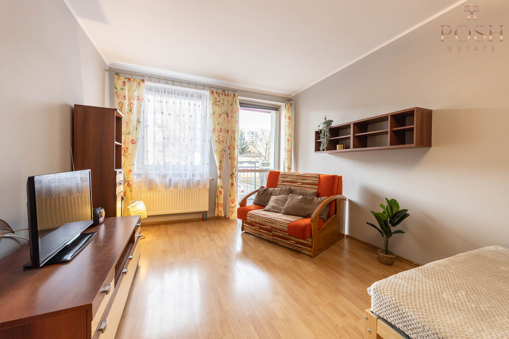 kawalerka | rozkład | balkon | opcja 2 pokoi