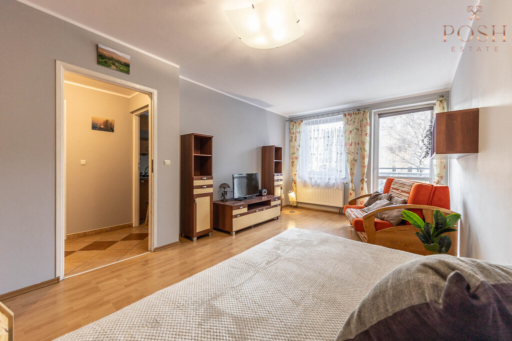 kawalerka | rozkład | balkon | opcja 2 pokoi