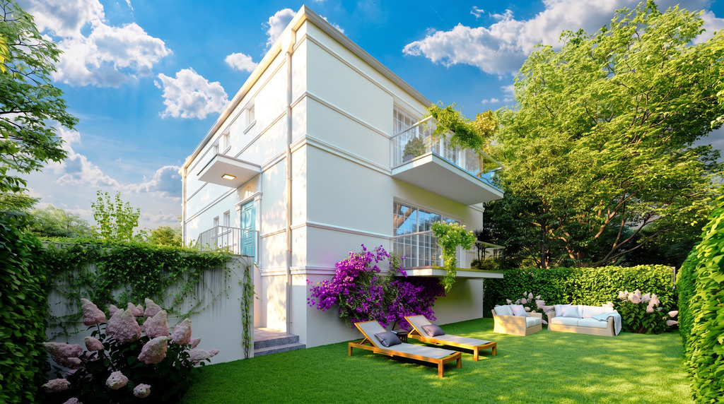 willa miejska premium | ogród | balkon | garaż